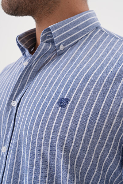 Catto Peak Чоловіча сорочка в смужку, 100% бавовна, прямий крій