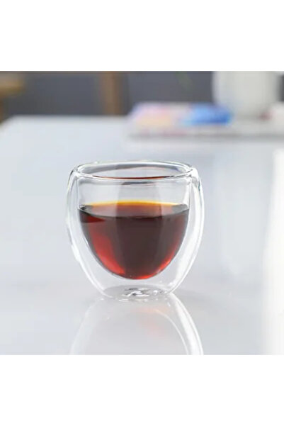 Choice 80-450ml 80ml No handle 5 Sizes Double Wall Insulated Glass Cup Clear Espresso Coffee Mugs Handmade