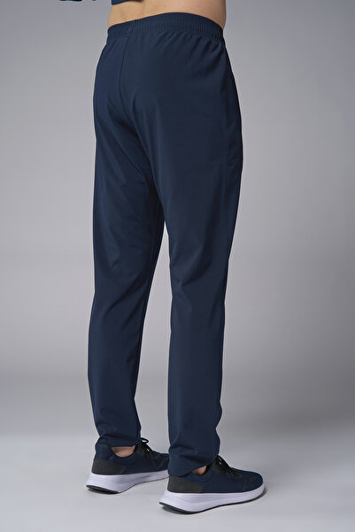 bilcee Erkek Lacivert Dik Yakalı Likralı Pamuklu Eşofman Takımı  3973