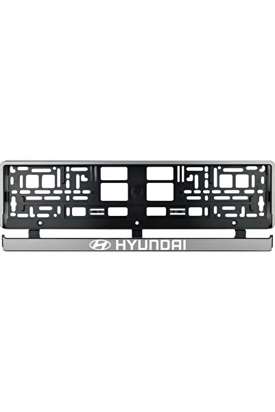 OEM Set 2 bucati, suport numar inmatriculare argintiu Hyundai I