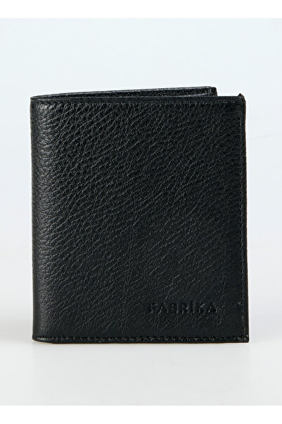 Fabrika Siyah Erkek Deri Cüzdan Frk 340 Flt Deri Siyah