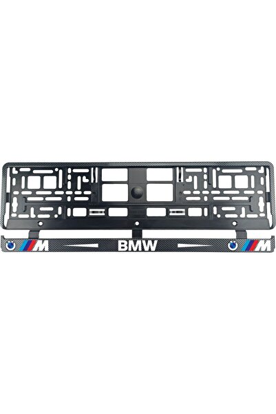 OEM Set 2 bucati, suport numar inmatriculare Carbon, BMW M///