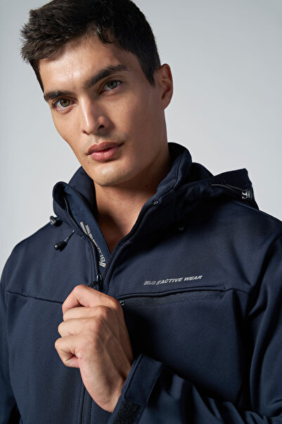 bilcee Чоловічий синій водонепроникний куртка Softshell 0331