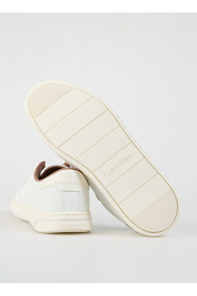 Calvin Klein Calvin Klein Beyaz Erkek Sneaker LOW TOP LACE UP LOGO