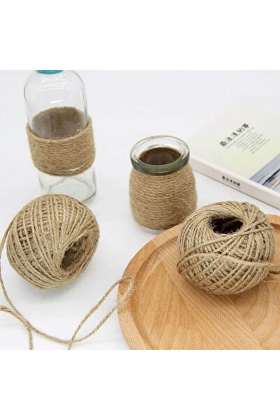 Genel Markalar Doğal Jüt Ip Kendir Ip Hasır Ip Çuval Ip 100 gr