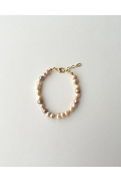 eyla collection Hakiki Renkli Inci Bileklik