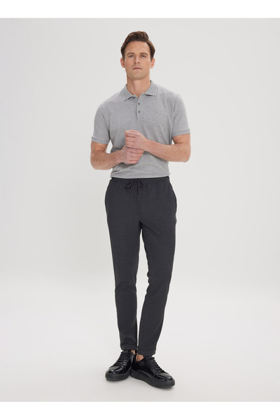 ALTINYILDIZ CLASSICS Altınyıldız Classics Normal Bel Slim Fit Antrasit Erkek Pantolon ET0100000010_ATR