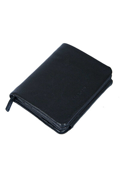 Tergan Μαύρο ανδρικό πορτοφόλι από γνήσιο δέρμα - S1CE00001541-C59