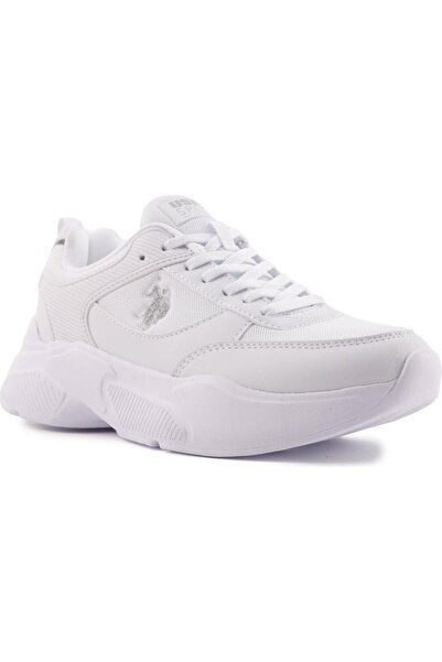 U.S. Polo Assn. U.S.POLO ASSN VIOLET 3PR BEYAZ COMFORT CASUAL GÜNLÜK SPOR AYAKKABISI