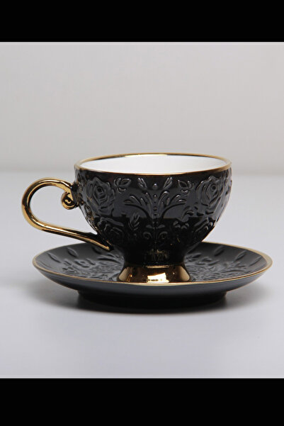 Generic Turkish coffee cup and saucer