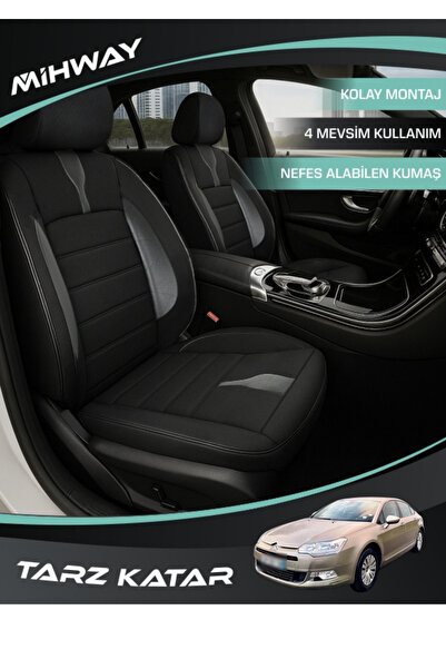 Mihway BETELGEUSE Siyah Serisi Citroen C5 Koltuk Kılıfı TAM SET