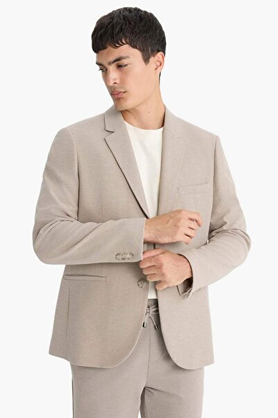 DeFacto Modern Fit Düğmeli Cepli Blazer Ceket F2347AX25AU