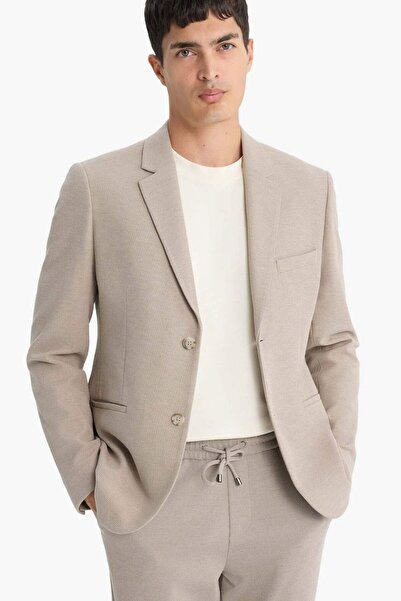 DeFacto Modern Fit Düğmeli Cepli Blazer Ceket F2347AX25AU