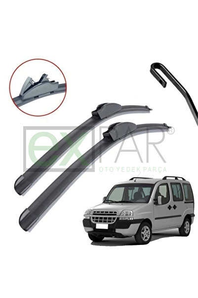 EXPAR OTO FİAT DOBLO ÖN CAM SİLECEK SÜPÜRGESİ TAKIMI 2000 - 2005 MODEL DOBLO ...