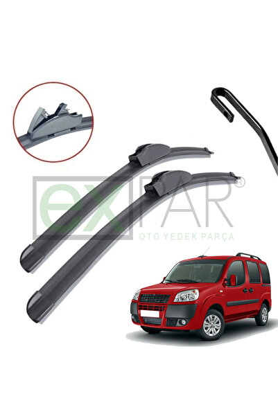 EXPAR OTO FİAT DOBLO ÖN CAM SİLECEK SÜPÜRGESİ TAKIMI 2006 - 2010 MODEL DOBLO ...