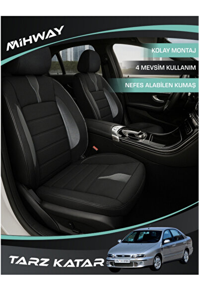 Mihway BETELGEUSE Siyah Serisi Fiat Marea Koltuk Kılıfı TAM SET