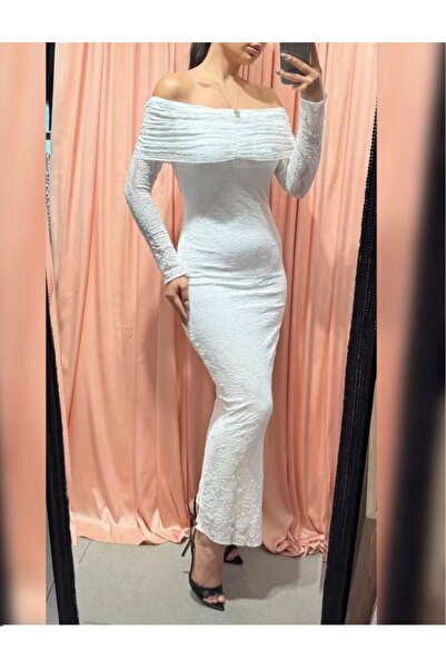 LAPİS Madonna yaka elbise