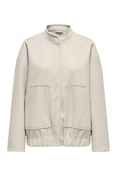 ONLY Krem Kadın Mont ONLNANCY LIFE OVERSIZE JACKET OTW C