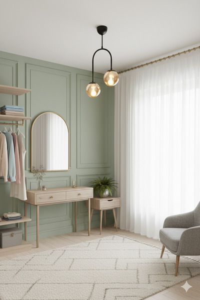 Luzarana Mira Avize Modern Metal 2’li Siyah Avize Bal Renk Cam Başlıklı Salon...