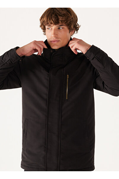 WRANGLER Regular Fit Normal Kesim Siyah Erkek Ceket