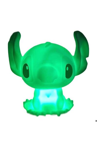 Disney Figurina de colorat cu Lumini RGB, Lilo & Stitch, Stitch 13x12cm si 1 Sticker