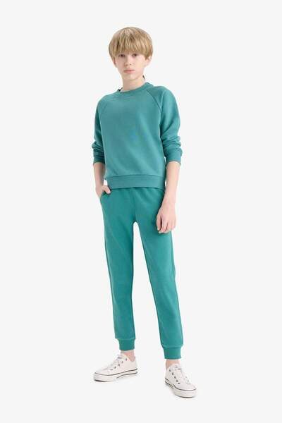 DeFacto Erkek Çocuk Beli Lastikli Okul Jogger Eşofman Altı K8852A625AU