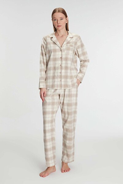 civetta Cottonlong Sleeve Shirt Pants Pajama Set