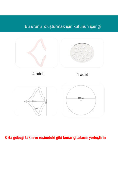 MOTİFPİYER Lamba Tavan Göbegi 81-motifli-y-motif-30-dis-çitali