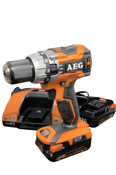 AEG BSB 18CBLLI-202C AKÜLÜ KÖMÜRSÜZ MATKAP 2 AKÜLÜ (ana akü + Yedek akü)