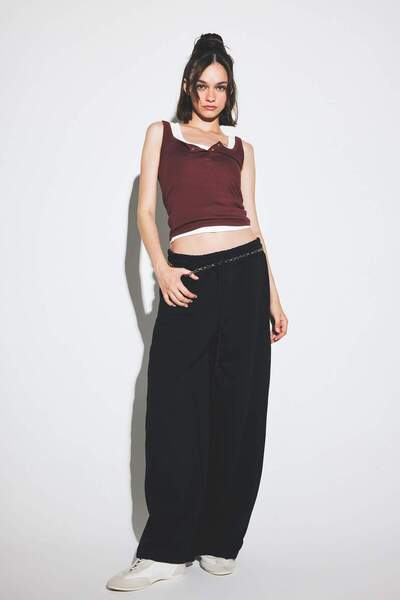 DeFacto Cool Fitted Rib Tank Top F7823Ax25Au
