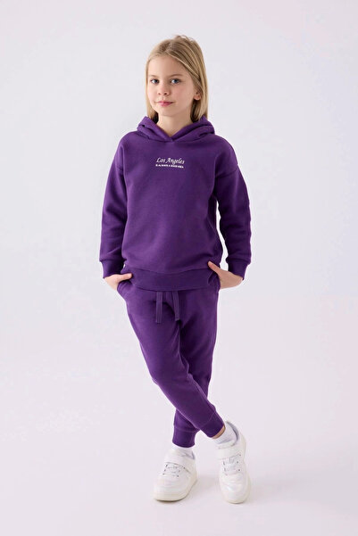 Rolypoly Girl's Purple Tracksuit Set