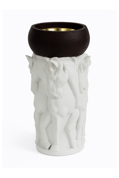 Bergott حامل مبخرة ستاليون ديربي (حامل بخور) | هدية لمحبي الخيول، فريدة وفاخرة