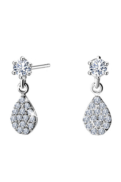 Gimora Gümüş Üzeri Rodyum Kaplama Nili Küpe