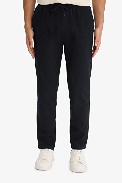 DeFacto Jogger Fit Beli Bağcıklı Lastikli Cepli Pamuklu Dokulu Pantolon F3269AX25AU