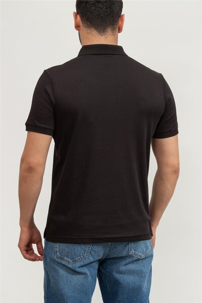 Calvin Klein SMOOTH COTTON WELT ZIP POLO