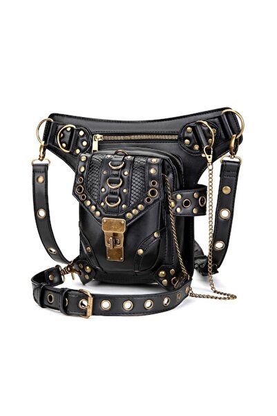 OEM Geantă de picior multifuncțională unisex, stil gotic retro cu accesorii m...