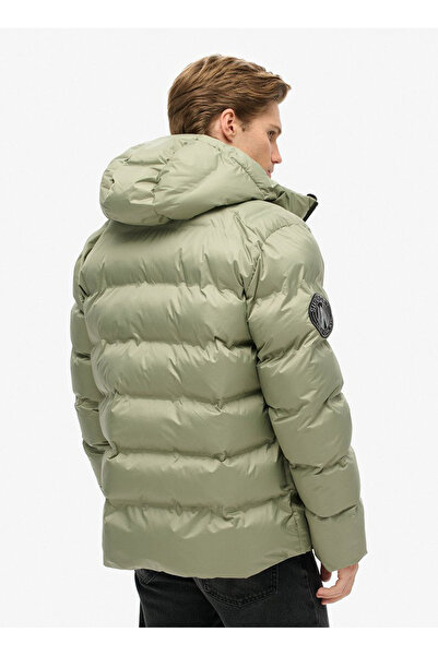 SUPERDRY Yeşil Erkek Mont M5011902AVCH_HOODED CITY GRAPHIC PU