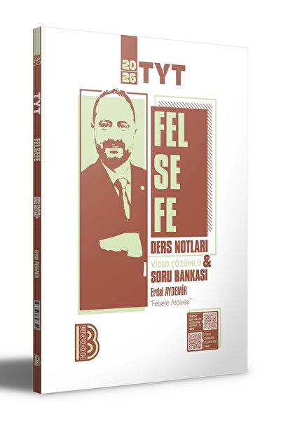Benim Hocam Yayınları 2026 TYT Felsefe Ders Notları ve Tamamı Video Çözümlü Soru Bankası