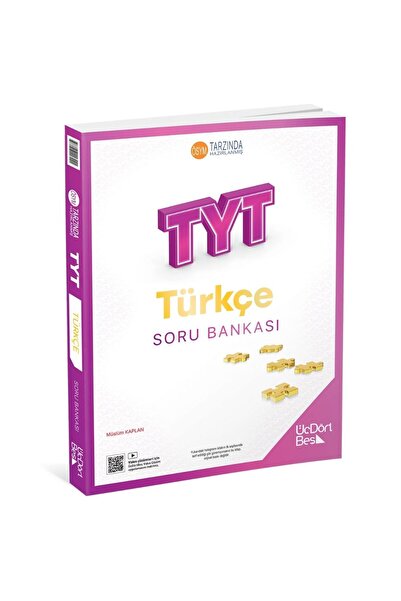 Üç Dört Beş Yayıncılık 345 Yayınları TYT Türkçe Soru Bankası - Yeni Nesil Güncel Müfredata Uygun