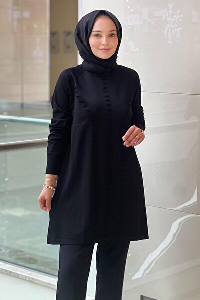 Nuss Raglan Sleeve Tunic with Wick Detail