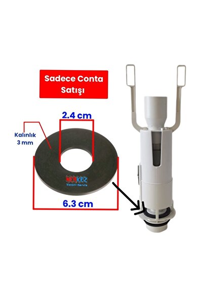 SİAMP Gömme Rezervuar Contası Verso 80 Boşaltma Grubu Contası