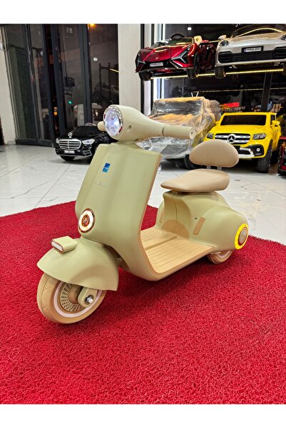 oyuncak sepetim Vespa akülü motorsiklet (2-5 yaş)