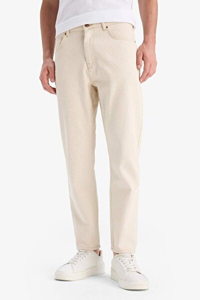 DeFacto %100 Pamuk 90's Slim Fit Dar Kalıp Yüksek Bel Dar Paça Jean Pantolon E1370AX25SM