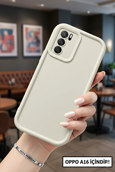 cepmoda OPPO A16 telefon kılıfı | 3d Çıkıntılı Kalın Tasarım Pürüzsüz Doku - ...