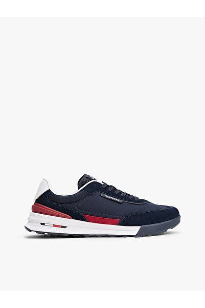 Tommy Hilfiger Lacivert Erkek Sneaker RETRO RUNNER NYLON MIX