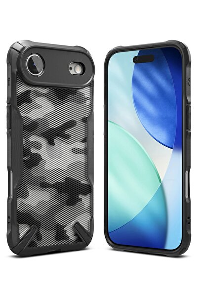 Ringke غطاء فيوجن-إكس لجهاز آيفون 17 إير - أسود مموه