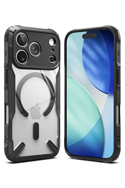 Ringke iPhone 17 Pro Case Cover | Fusion X Magnetic Series | Black
