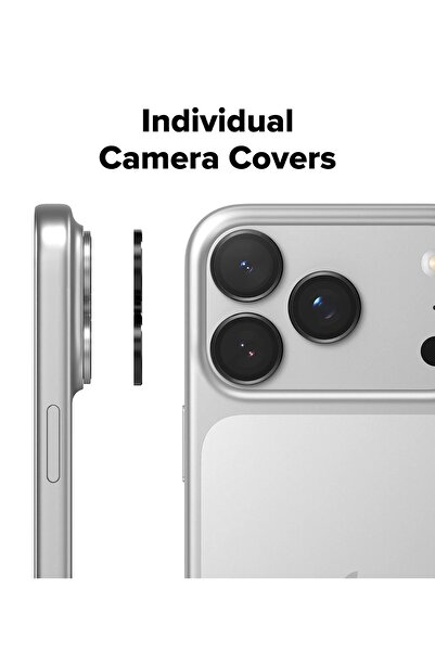 Ringke iPhone 17 Pro / Pro Max Lens Protector | Camera Lens Frame Glass | 2Pack
