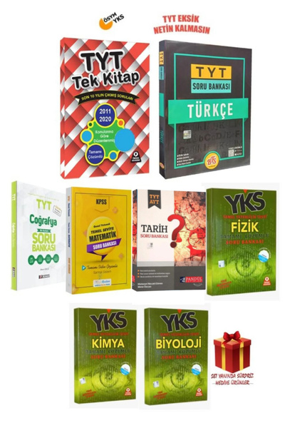 Başat Yayınları TYT Tüm Dersler Net Tamamlamaya Yönelik Konu-Soru-Çıkmış Soru...