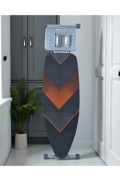 Hagen %100 Pamuk Ömür Boyu Kırılmaz Krom Ütü Masası Kalın Borulu Premium A Ka...